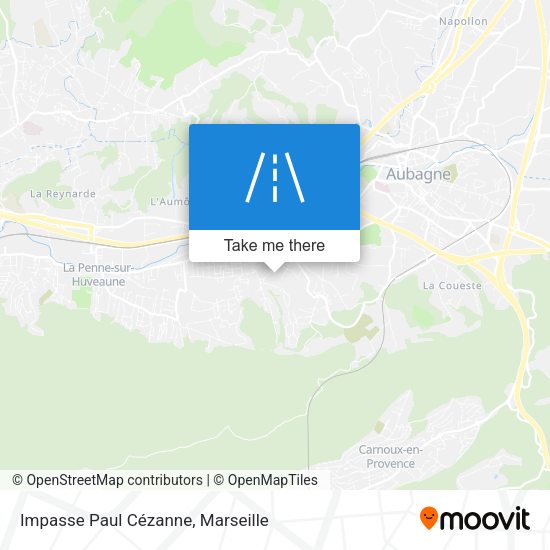 Impasse Paul Cézanne map