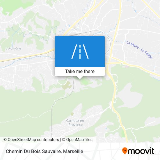 Chemin Du Bois Sauvaire map