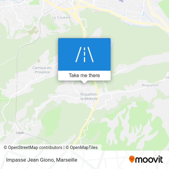 Impasse Jean Giono map