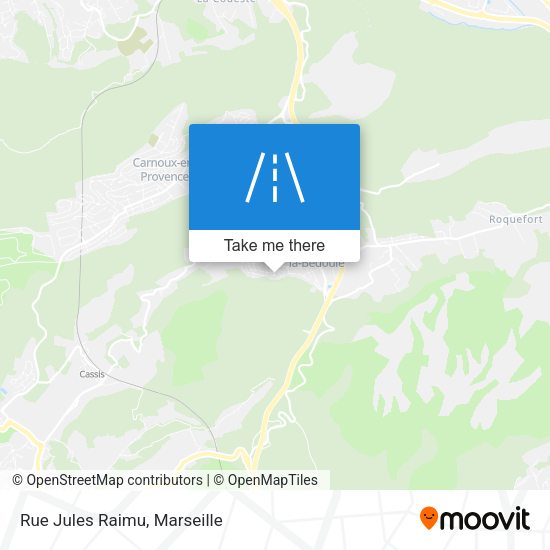 Rue Jules Raimu map