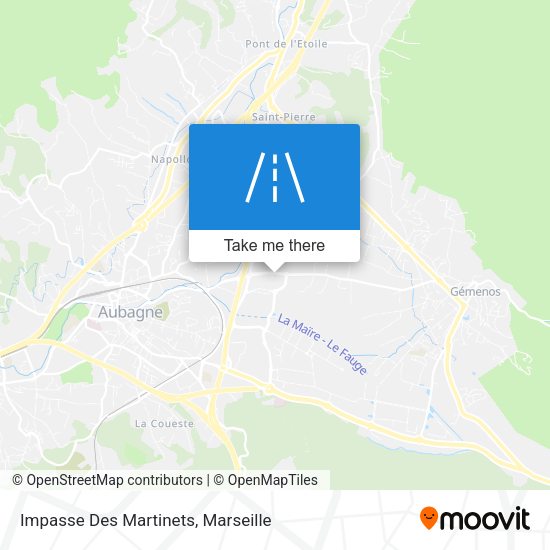 Impasse Des Martinets map