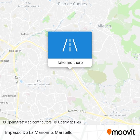 Impasse De La Marionne map