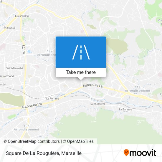 Square De La Rouguière map