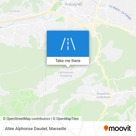 Allée Alphonse Daudet map