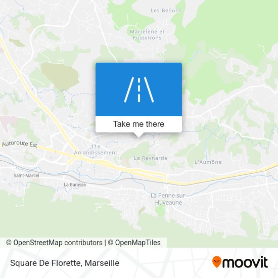 Square De Florette map