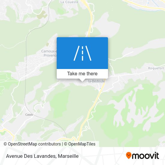 Avenue Des Lavandes map