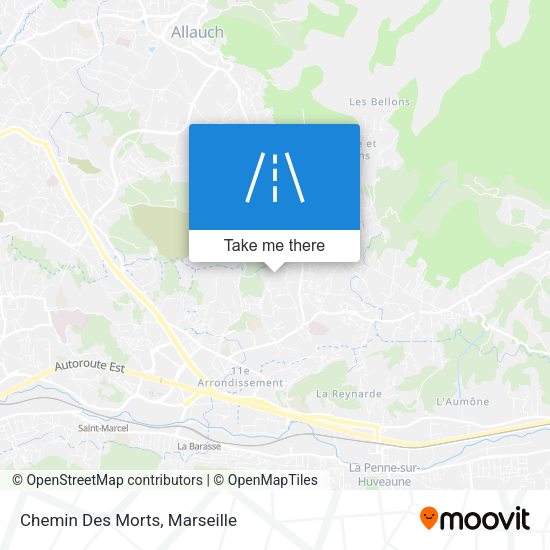 Chemin Des Morts map