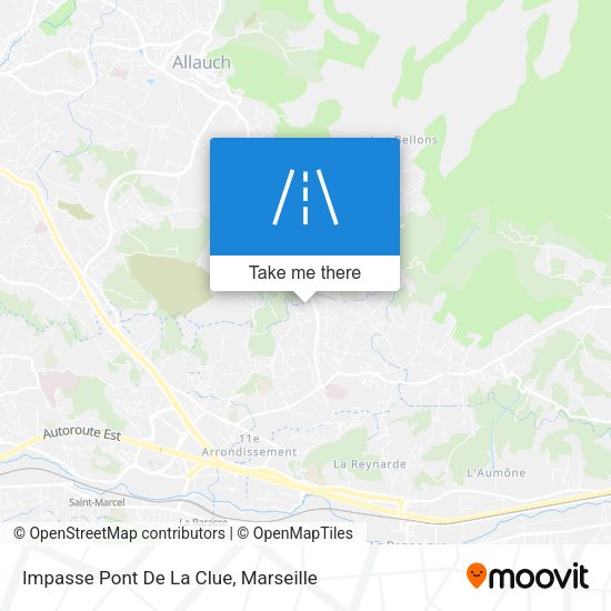 Impasse Pont De La Clue map