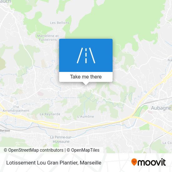 Lotissement Lou Gran Plantier map