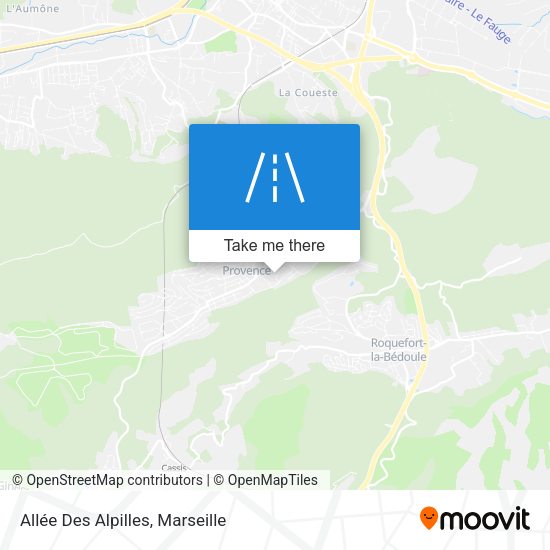 Allée Des Alpilles map
