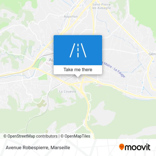 Avenue Robespierre map