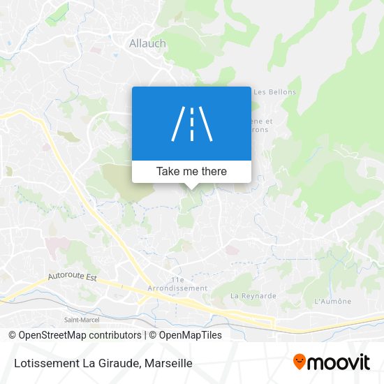 Lotissement La Giraude map