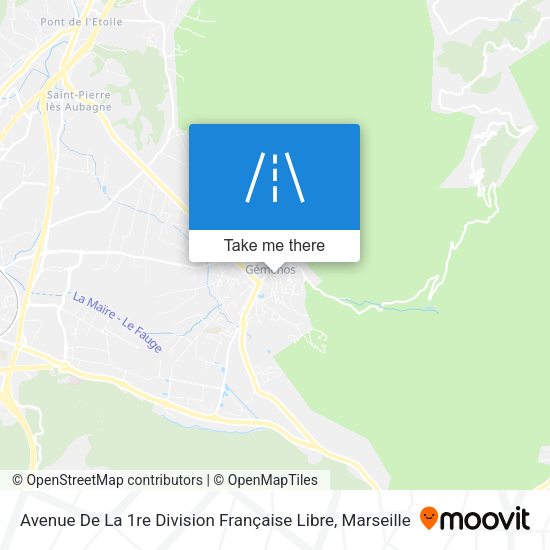 Avenue De La 1re Division Française Libre map