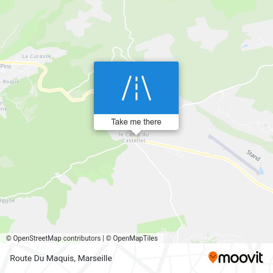 Route Du Maquis map