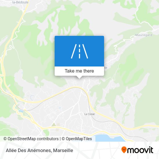 Allée Des Anémones map