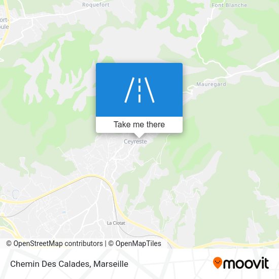 Chemin Des Calades map