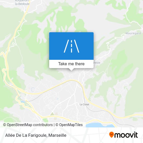 Allée De La Farigoule map