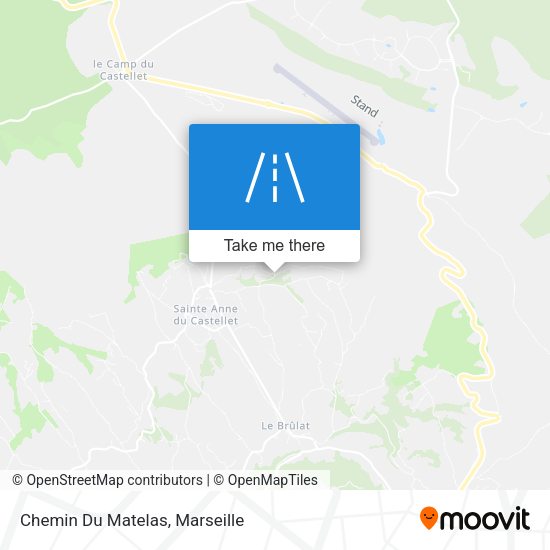 Chemin Du Matelas map