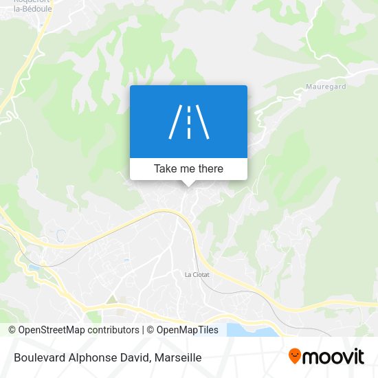 Boulevard Alphonse David map