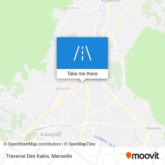 Traverse Des Kakis map