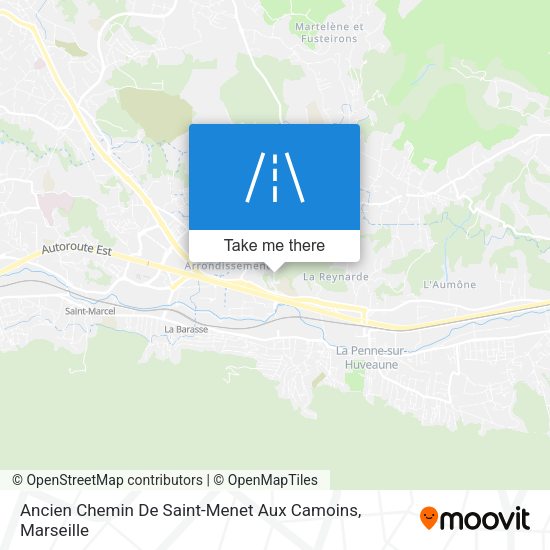 Ancien Chemin De Saint-Menet Aux Camoins map
