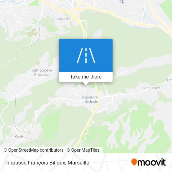 Impasse François Billoux map