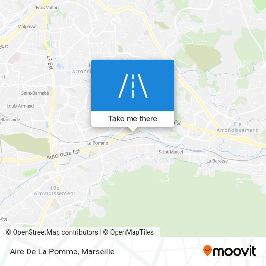 Aire De La Pomme map