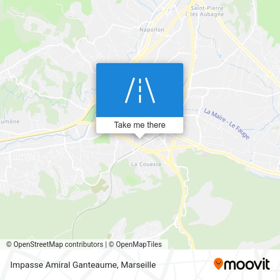 Impasse Amiral Ganteaume map
