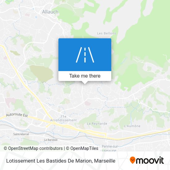 Lotissement Les Bastides De Marion map