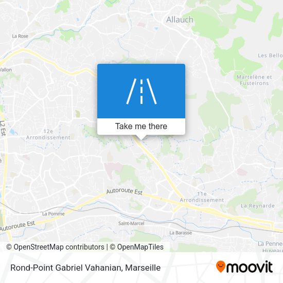 Rond-Point Gabriel Vahanian map