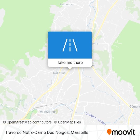 Traverse Notre-Dame Des Neiges map