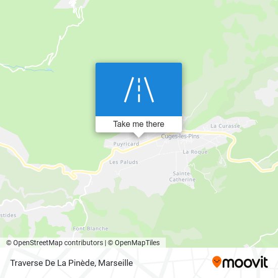 Traverse De La Pinède map