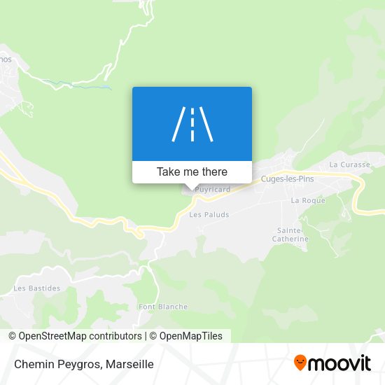 Chemin Peygros map