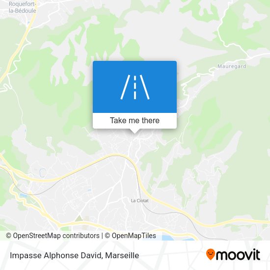 Impasse Alphonse David map