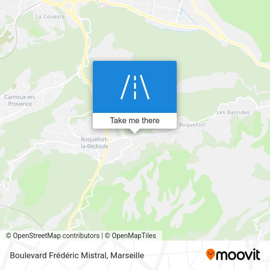 Boulevard Frédéric Mistral map