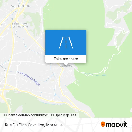 Rue Du Plan Cavaillon map