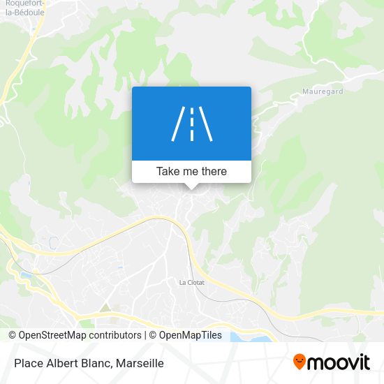 Place Albert Blanc map