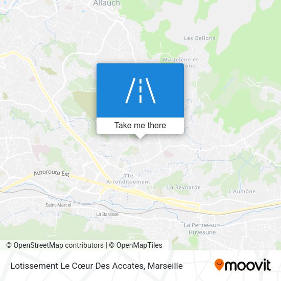 Lotissement Le Cœur Des Accates map