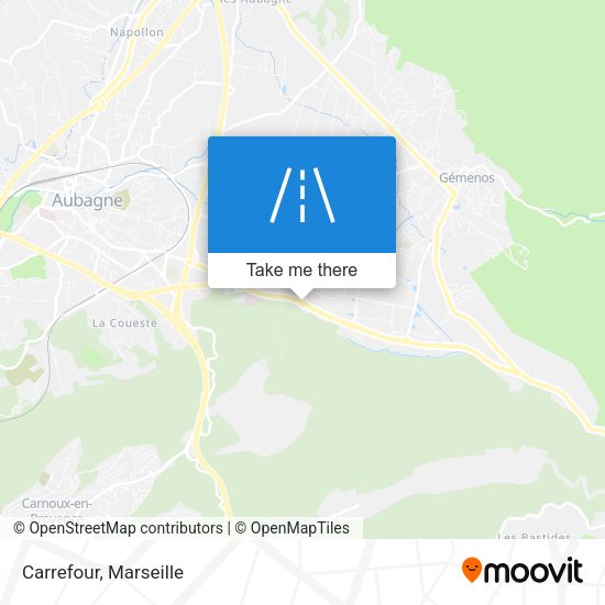 Carrefour map