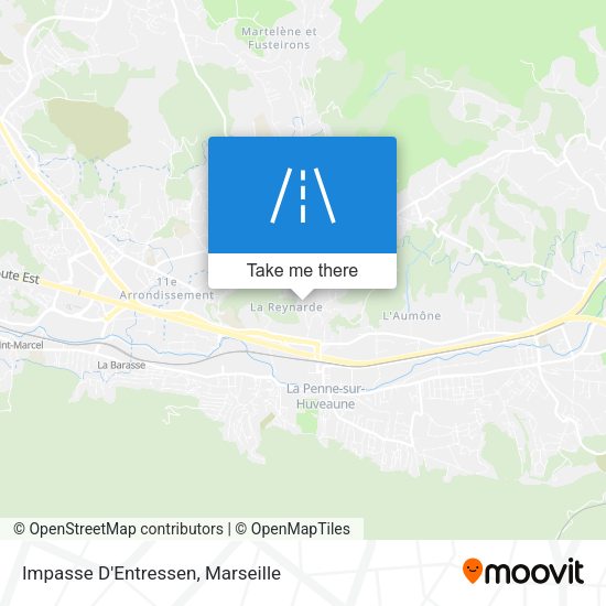 Impasse D'Entressen map