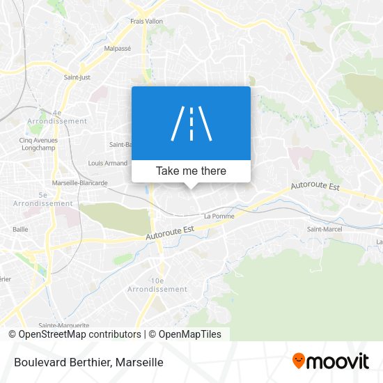 Boulevard Berthier map