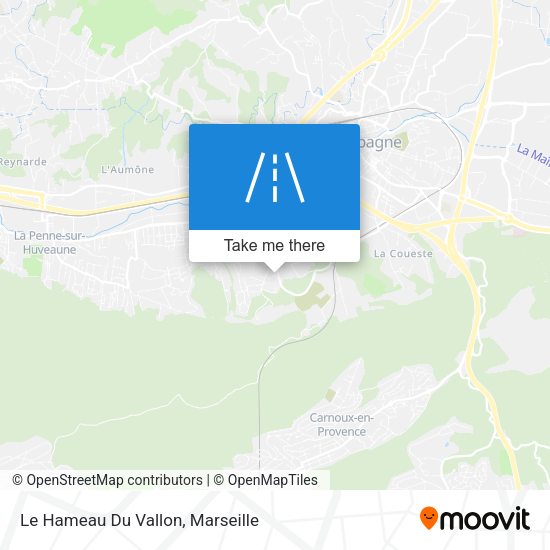 Le Hameau Du Vallon map