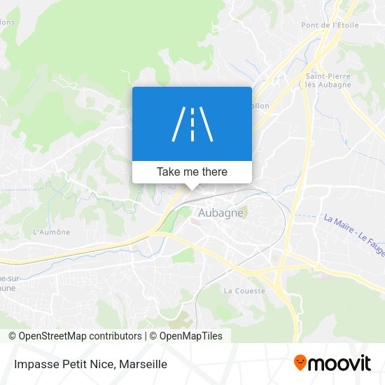 Impasse Petit Nice map