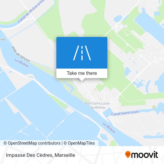 Impasse Des Cèdres map