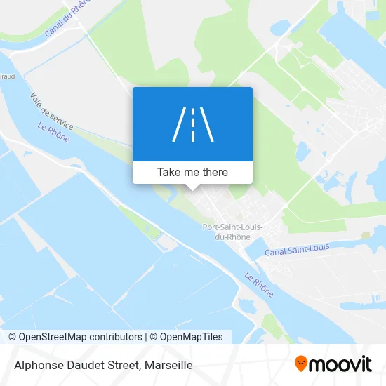 Rue Alphonse Daudet map