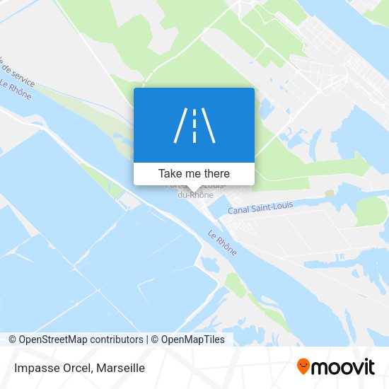 Impasse Orcel map