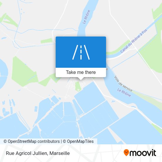 Rue Agricol Jullien map