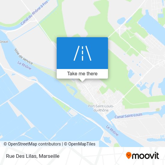 Rue Des Lilas map