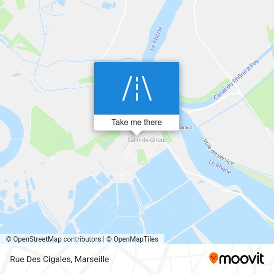 Rue Des Cigales map