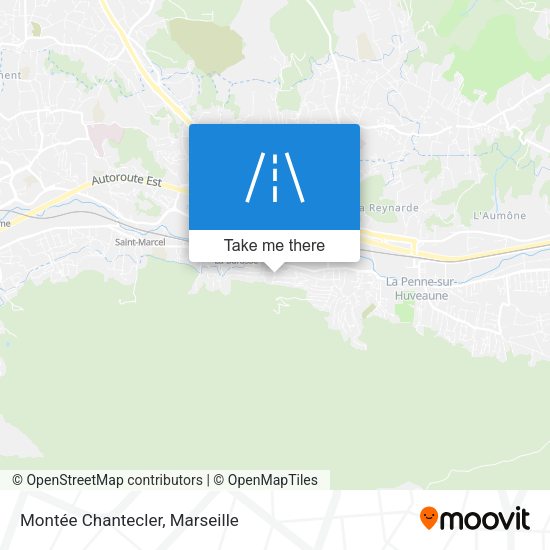 Montée Chantecler map